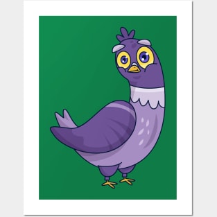 Pigeon Cute Funny Posters and Art